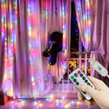 Christmas Fairy Light Party 8 Mode LED Holiday USB Curtain String Lights Birthday Decoration Garland Wedding Home Decor 3M 6M