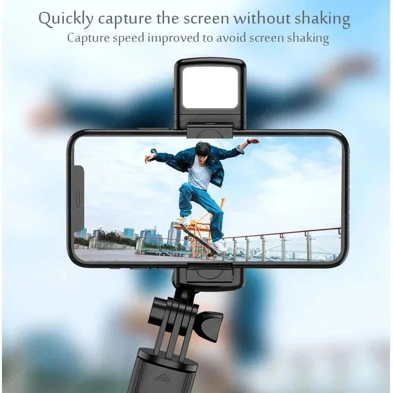 Selfie Stick Wireless Bluetooth Tripod Stand Portable Multifunctional Tripod With Wireless Remote Shutter For IOS Android Phone