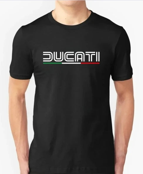 Cotton T Shirt Casual Ducatis Moto GP Racing Motorbike T-shirt Graphic Summer Short Sleeves 2026 Men T-shirt Tops Clothing Tee