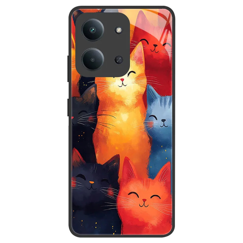 Fundas For Xiaomi Redmi 15C Case Redmi15C 4G 5G 171mm Tempered Glass Back Cover For Poco C85 Bumper Camera Lens Protection Coque