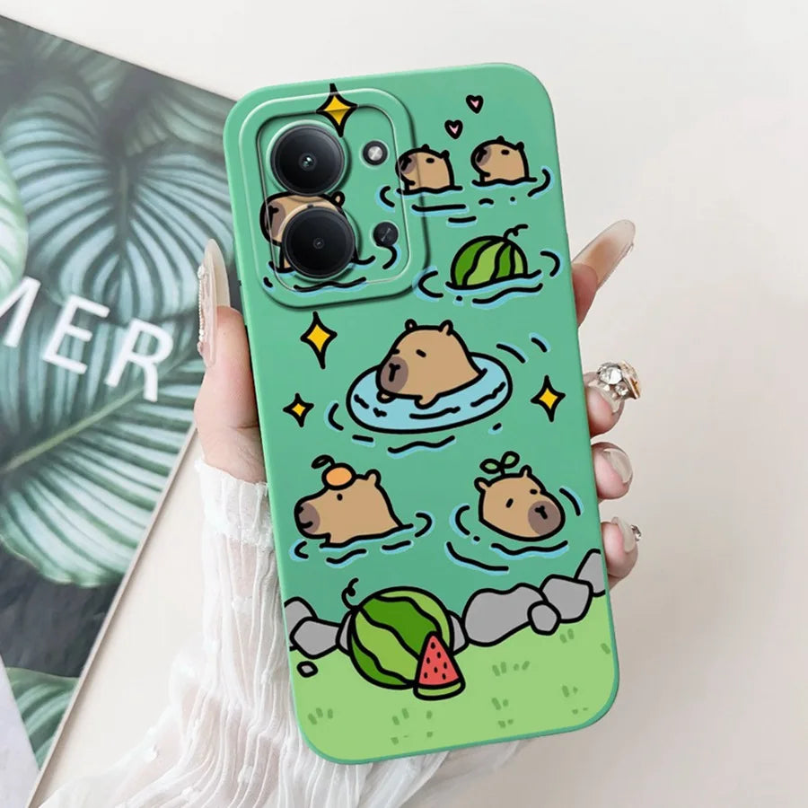 For Xiaomi Redmi 15C 5G Case 15C 4G Europe Cartoons Painted Proective Cover Soft Silicone Phone Case For Redmi15C 15 C Fundas