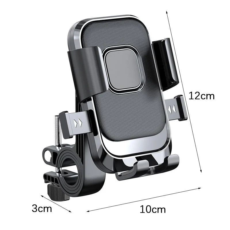 New·Moto Bike Phone Holder One Hand Operation And 360° Rotatable Phone Holder For Motorcycle And Scooter