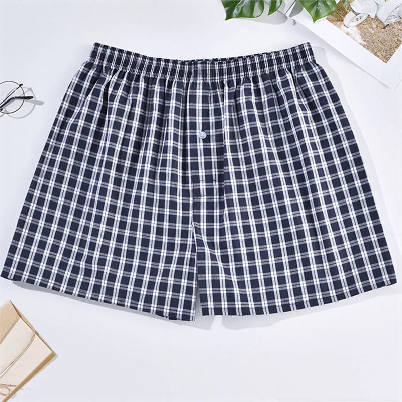 Cotton Sleepwear For Sleeping Pajamas Pants Men Fashion Striped Home Wear Pyjama Pant Man Nightwear Pajamas Shorts Pantalon