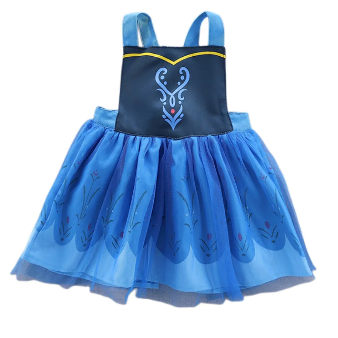 Children's Aprons Baby Painting Overalls Covers Baby Girls Waterproof Eating Bibs Cute Princess Design Kids Colorful Bibs Aprons