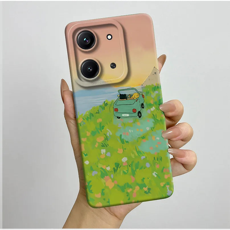 Case For Xiaomi Redmi 15C (171mm) Aesthetic Butterfly Flowers Drop-Resistant Silicone Cover For Xiaomi Poco C85 redmi 15 c Capa
