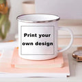 Customizable Cup for Coffee Surprise Gift Customized Enamel Cup Funny Coffee Cups and Mugs Sublimation Tumbler Mug Drinkware Bar