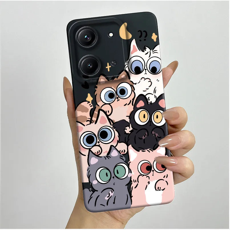 Case For Xiaomi Redmi 15C (171mm) Aesthetic Butterfly Flowers Drop-Resistant Silicone Cover For Xiaomi Poco C85 redmi 15 c Capa