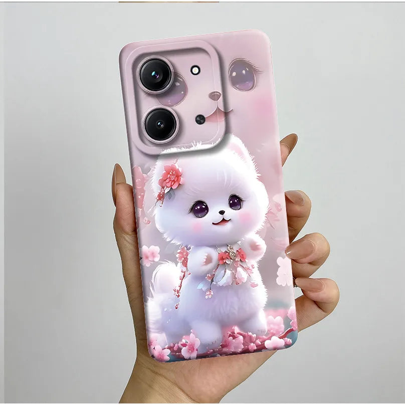 Case For Xiaomi Redmi 15C (171mm) Aesthetic Butterfly Flowers Drop-Resistant Silicone Cover For Xiaomi Poco C85 redmi 15 c Capa