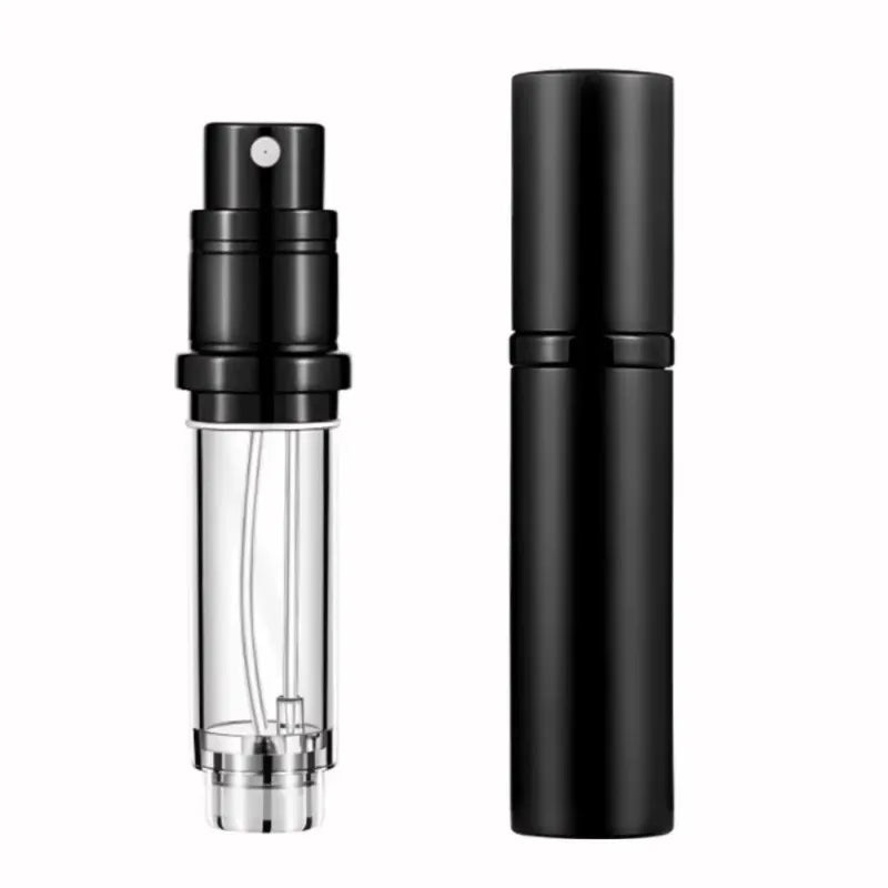 5ml Refillable Mini Perfume Spray Bottle ， Portable Aluminum Travel Container for Cosmetics & Liquid Sub-Bottling