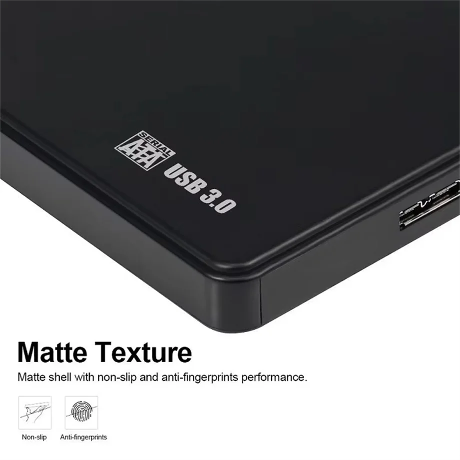 USB 3.0 HDD Enclosure 2.5" SATA HDD SSD External Hard Drive Case 5Gbps High Speed External Hard Drive Disk Box for PC Laptop PS5