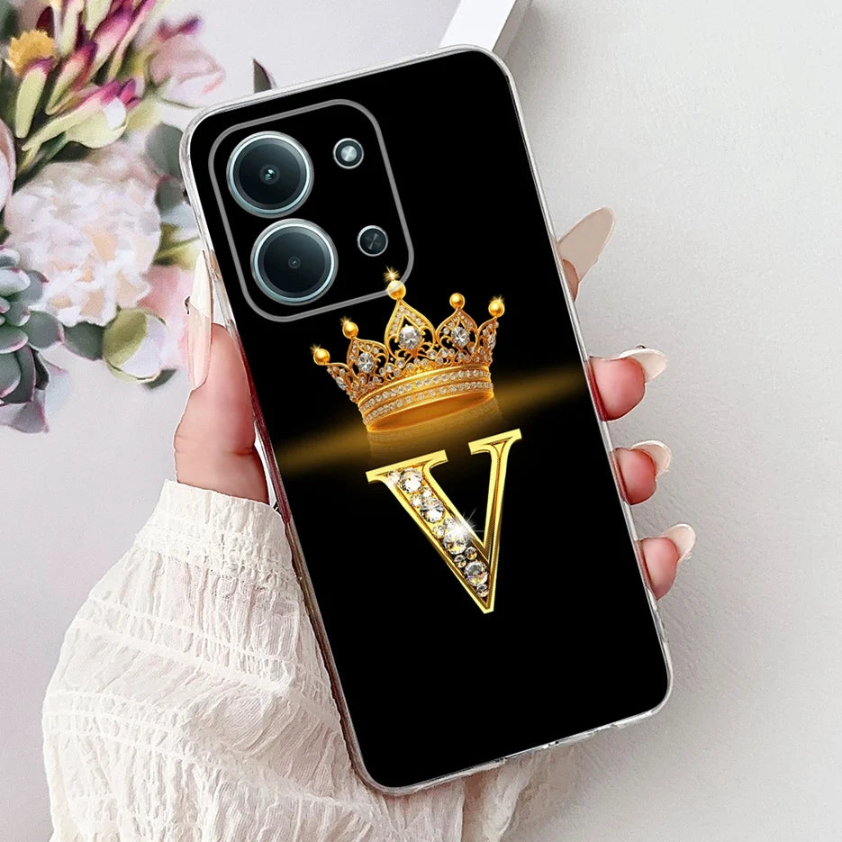 For Xiaomi Redmi 15C 4G Case New Luxury Letters Cover Soft Slim Phone Case For Xiaomi Poco C85 C 85 Redmi15C 4G Back Cover Coque