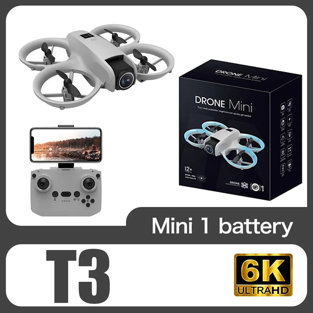 2026 NEW Mini Foldable Drone Professional 8K Aerial HD Avoiding Obstacle with Remote Control Folding Brushless RC Drone Toy Gift