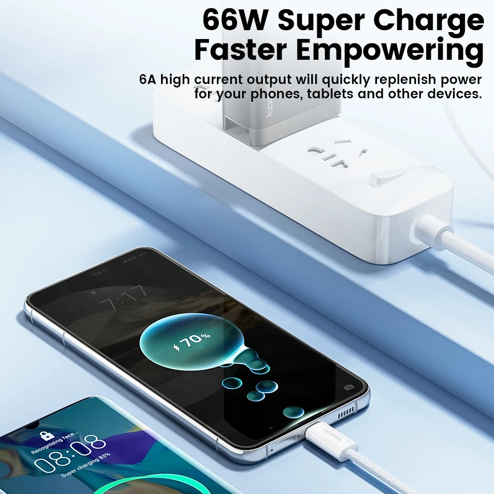 Toocki Type A to Type C Cable 100W PD Fast Charging Charger USB A to USB C DataCable For Xiaomi POCO Huawei P30 Realme Wire Cord