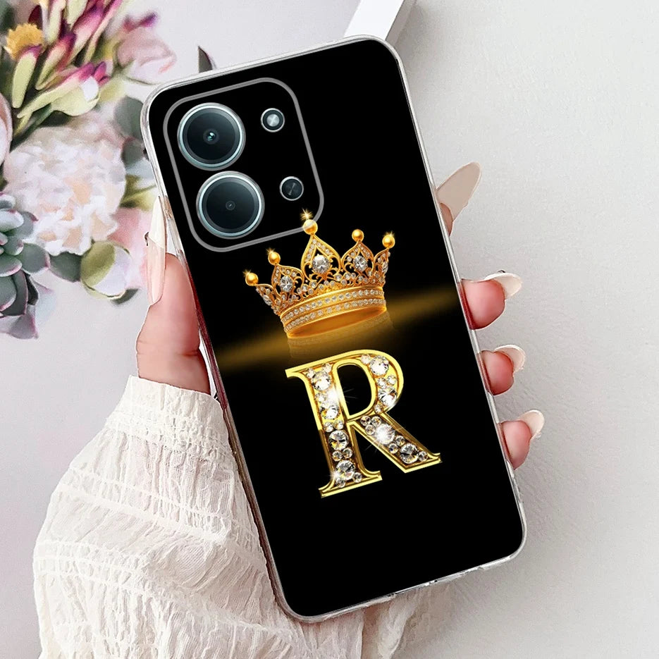 For Xiaomi Redmi 15C 4G Case New Luxury Letters Cover Soft Slim Phone Case For Xiaomi Poco C85 C 85 Redmi15C 4G Back Cover Coque