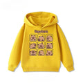Autumn Winter Cartoon Cute Capybara Print Children's Hooded Hoodies Casual Fashionable Comfortable Boy Girl Sweatshirt Pullover