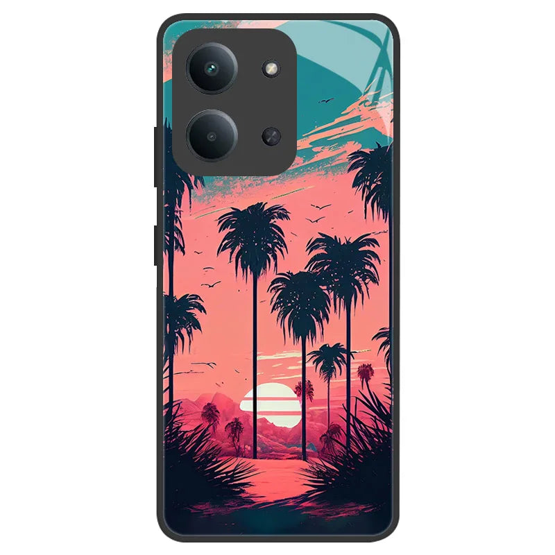 Fundas For Xiaomi Redmi 15C Case Redmi15C 4G 5G 171mm Tempered Glass Back Cover For Poco C85 Bumper Camera Lens Protection Coque