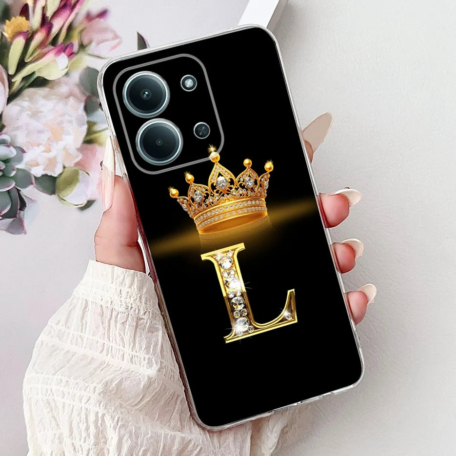 For Xiaomi Redmi 15C 4G Case New Luxury Letters Cover Soft Slim Phone Case For Xiaomi Poco C85 C 85 Redmi15C 4G Back Cover Coque