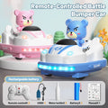 JJRC Q180 Children Remote Bumper Car Sound And Light Music Parent-child Competitive Interaction Go Kart Battle Boy Toy for Gift