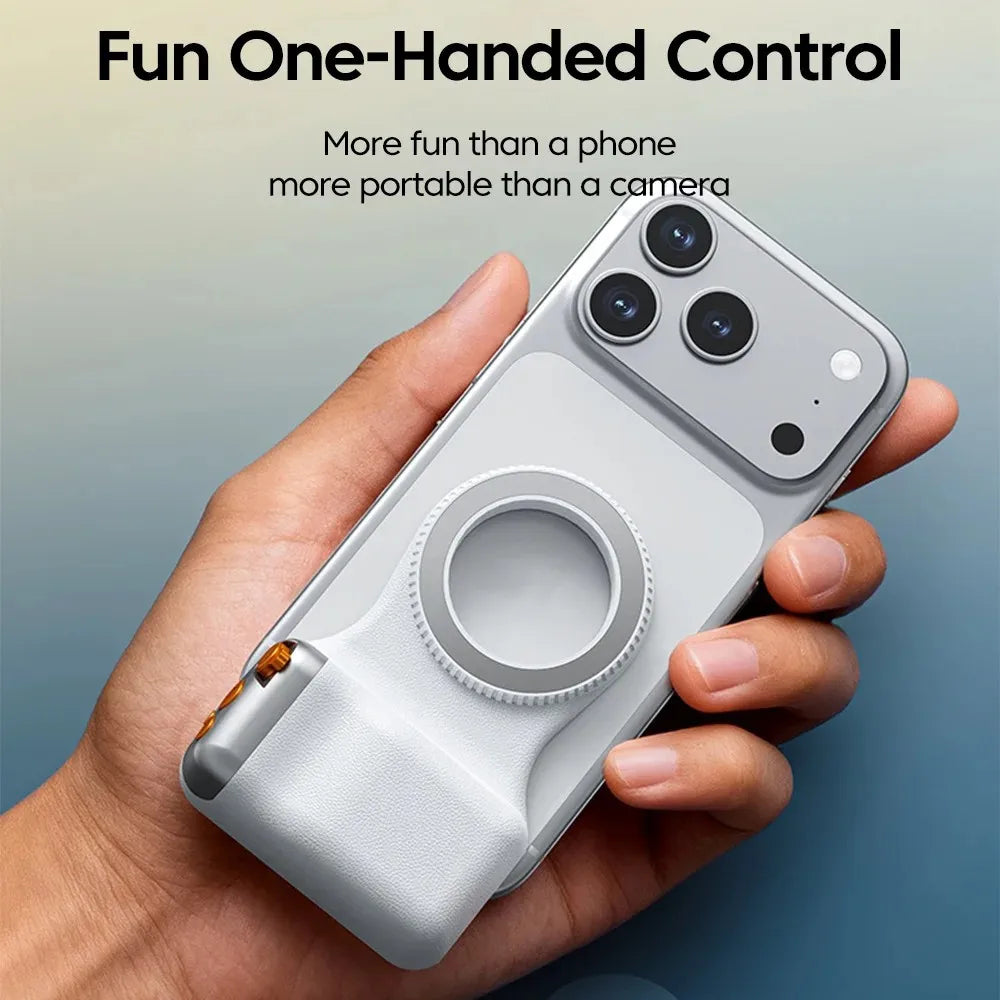 KEBDIU Magnetic Camera Hand Grip MagSafe Bluetooth Remote Control Shooting Aid Phone Stabilizer Handle