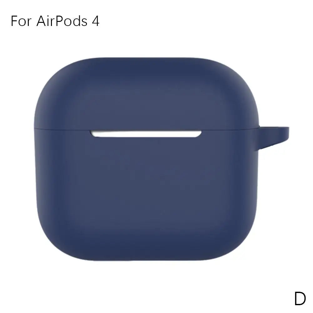 For AirPods 4 Silicone Protective Case Colorful Anti-fall Anti Scratch Earphone Protector Headphone Accessories
