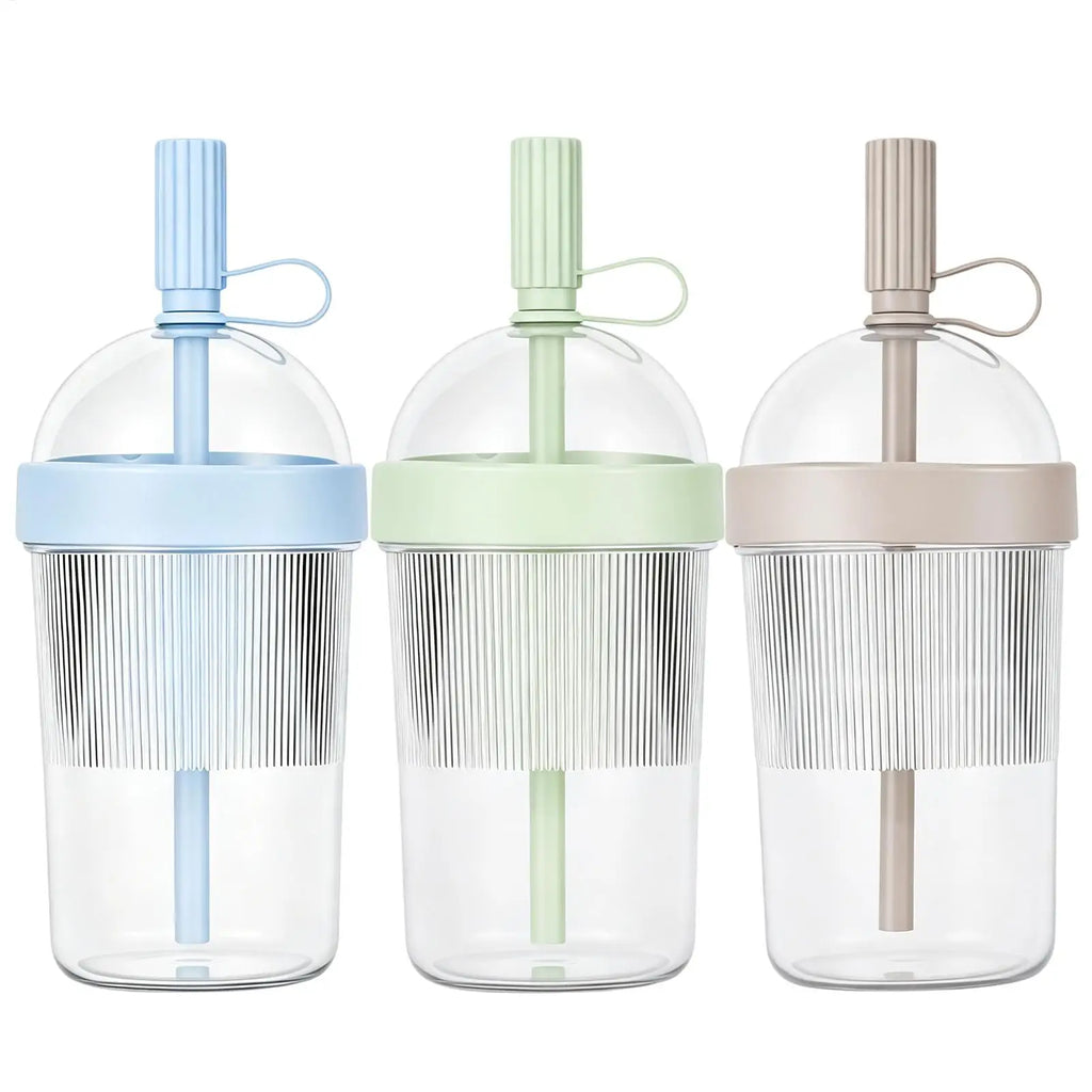Reusable Coffee Cups 17oz Beverage Tumbler with Lid Straw for Women Men Travelers Students Home Office Gym Beach Picnic