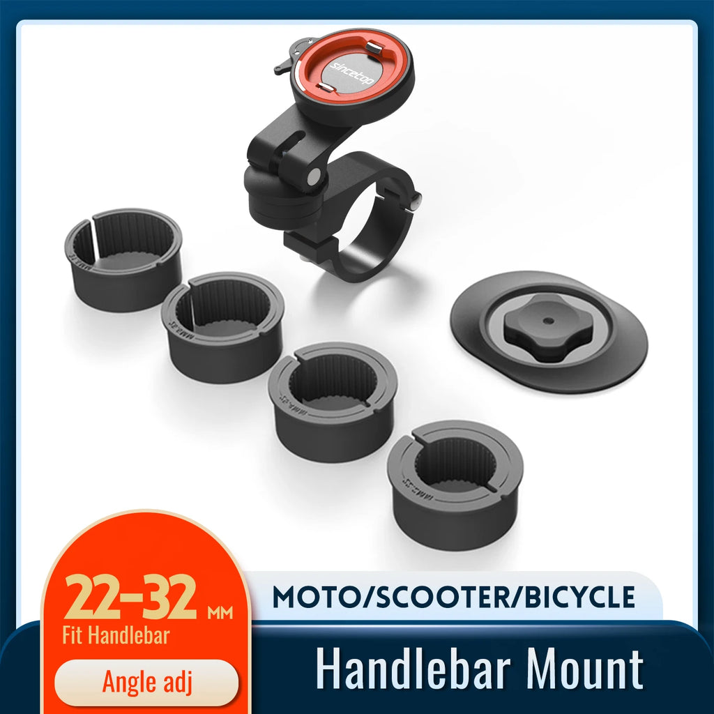 Bike Phone Holder, Motorcycle Handlebar Phone Mount,Quick Lock & Release Mountain/Road Bicycle/MTB/Scooter/Electric Phone Stand