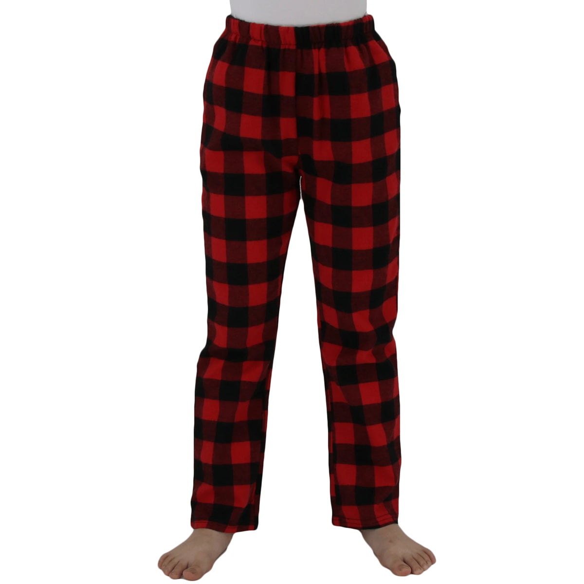 Kids Flannel Pajama Pants for Boys Girls Plaid Pajama Pants Pjs Bottoms for Kids Base Layer