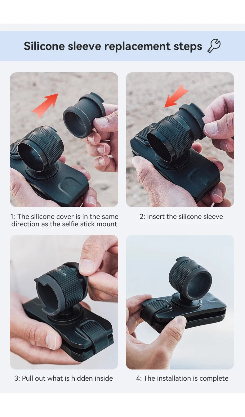 Selfie Stick Hanger For Action Camera Hands-free Backpack Belt Clip Holder Waist Quick Release Holder Accessory