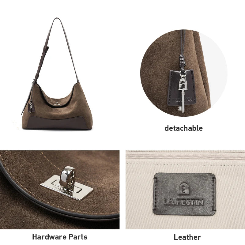 LA FESTIN Original Women's Shoulder Bag Fashion Shoulder Bag Large Tote Bag Designer Luxury Brand Bag Crossbody Bag