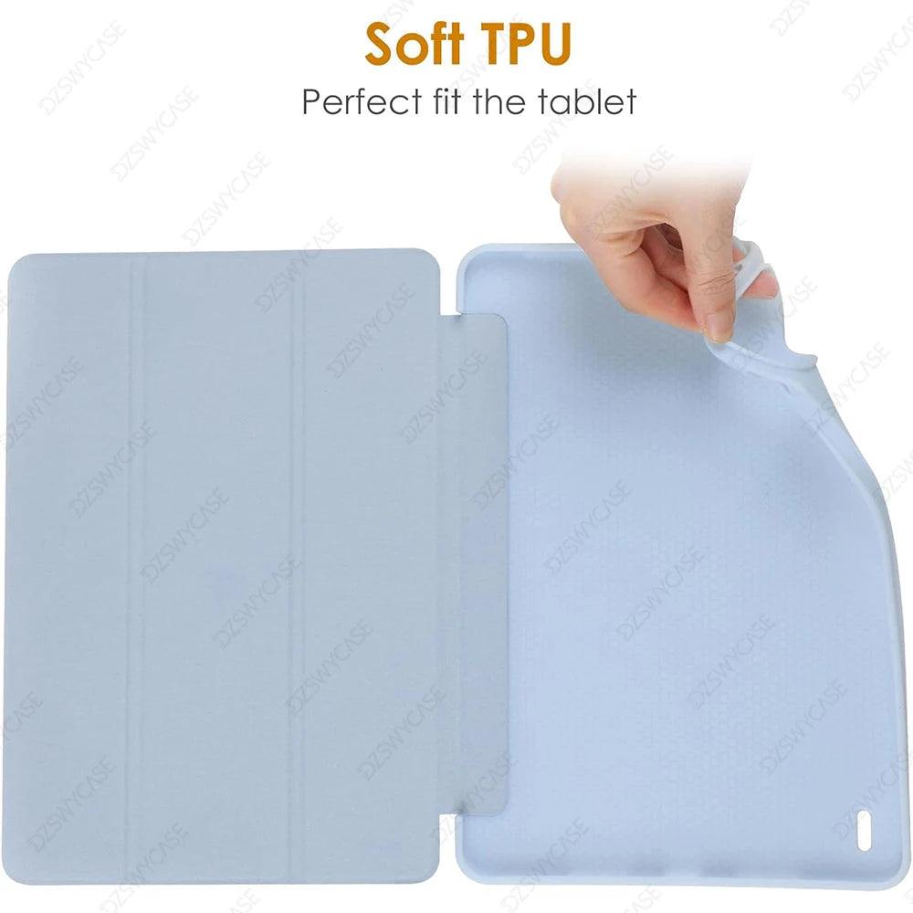 Case for Xiaomi Pad 7/7 Pro(11.2-Inch, 2024), for Xiaomi Pad 8/8 Pro(11.2-Inch, 2025)Back Tri-Fold Stand Protective Tablet Cover