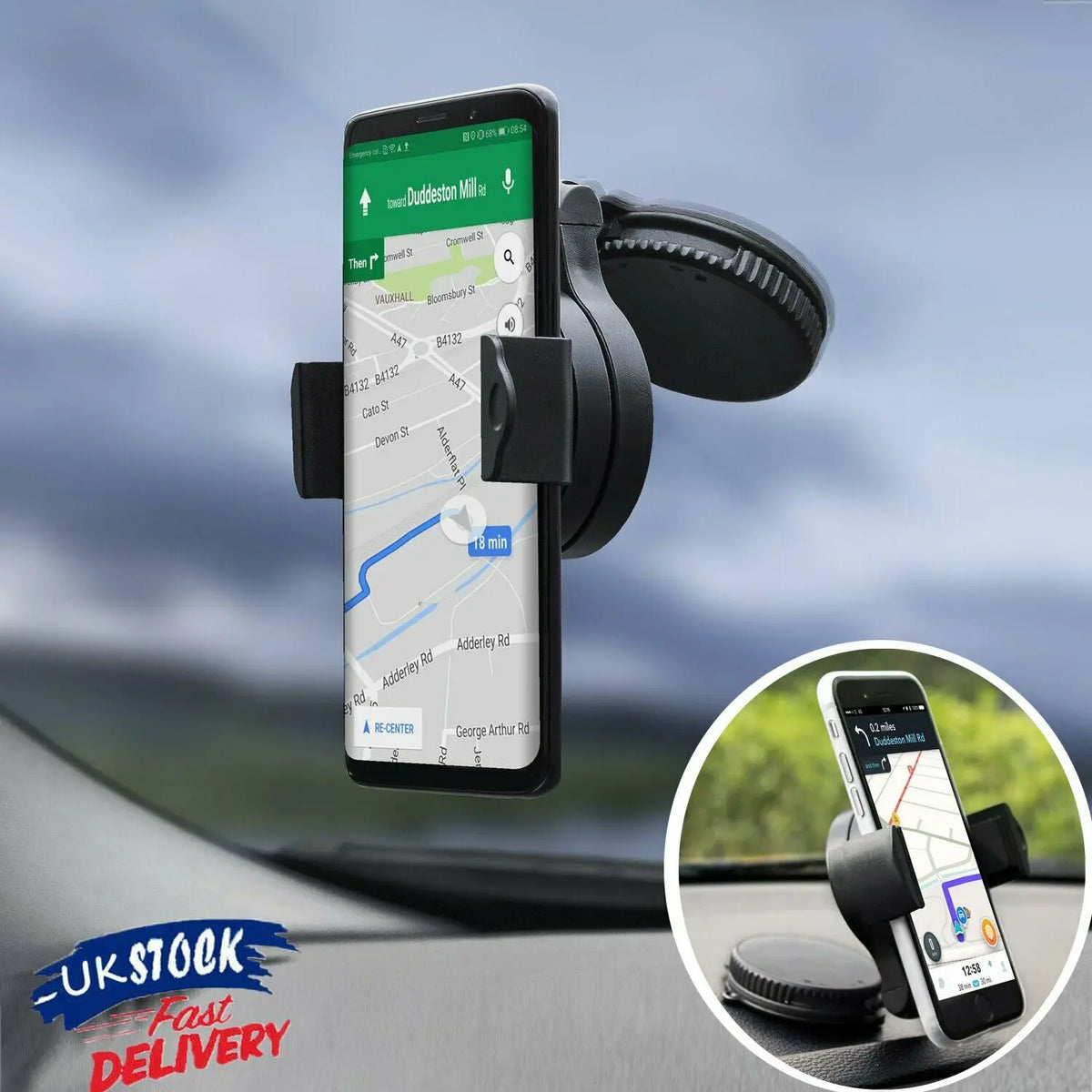 Universal Mobile Car Phone Holder For Phone In Car Holder Windshield Cell Stand Support Smartphone Voiture Suporte Porta Celular