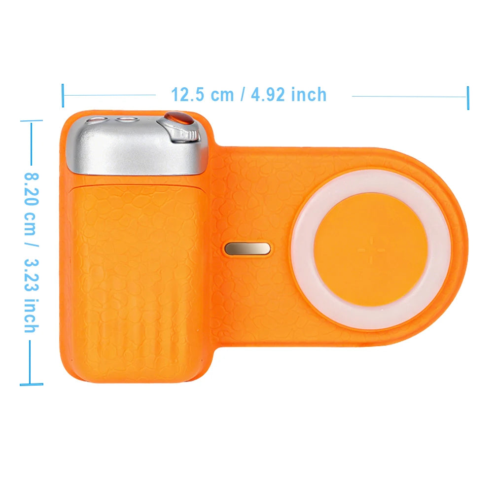 Magnetic Phone Grip – Zoom, 3‑Color Light, Pro Shots with 1 Hand