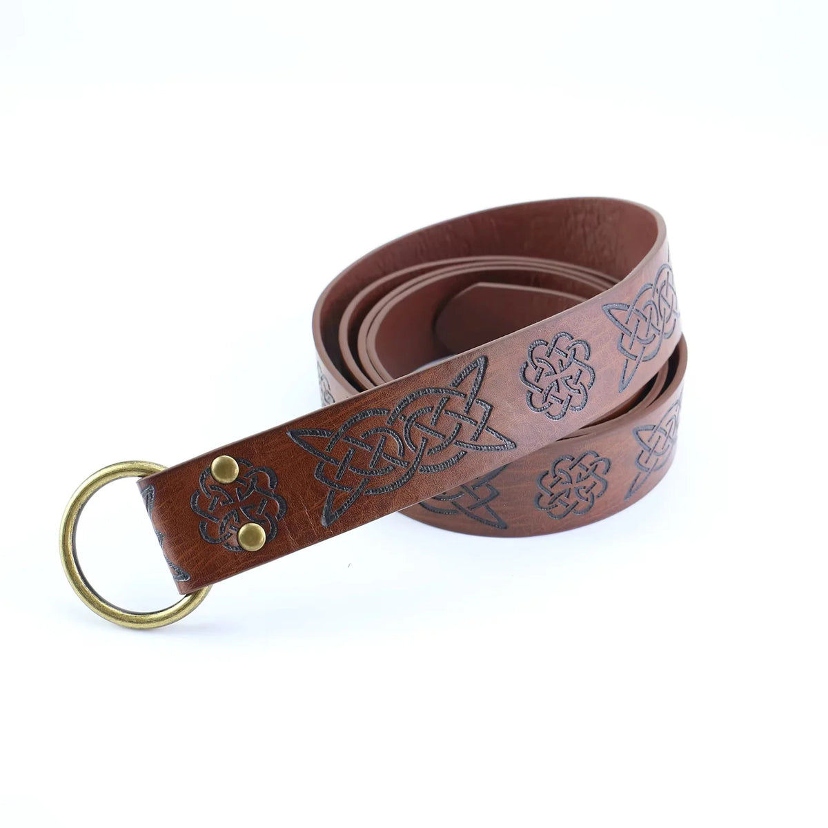 Medieval Leather Belt Set Pu Leather Belt Drawstring Coin Purse Vintage Sword Scabbard for Halloween Cosplay Renaissance Fairs