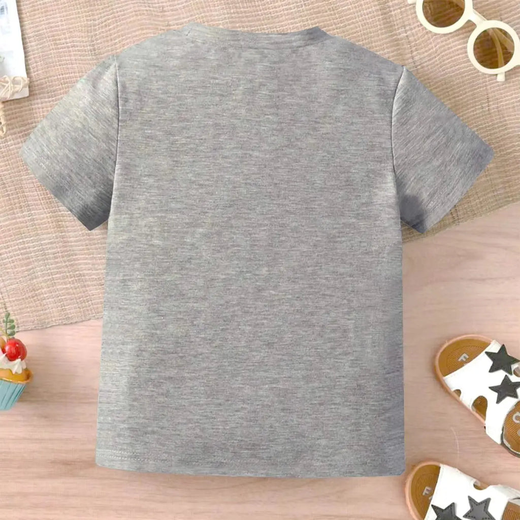 Baby Boy Clothe T-Shirt Ask me About My moo Cow Little Cowboy Cotton Short Sleeve Top Toddler Kid Shirt Summer Dinos Funny Tee