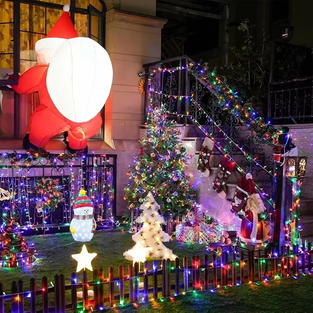 Christmas Lights 5M 10M 20M 30M 50M 100M Led String Fairy Light 8 Modes Christmas Lights For Wedding Party Holiday Lights
