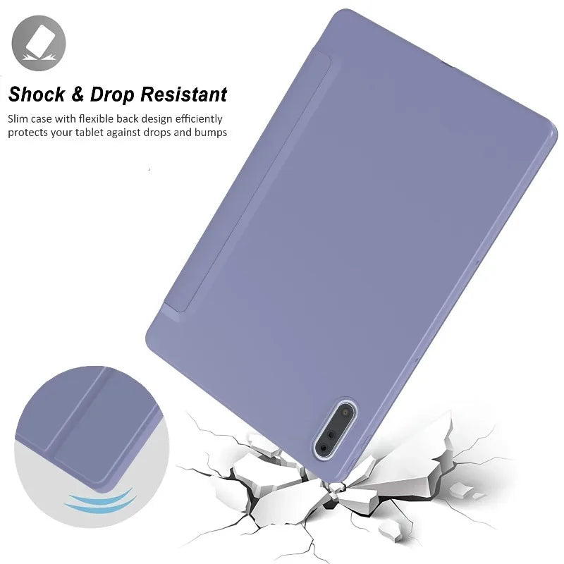 For Xiaomi Pad 7 Case 11.2 inch Trifold PU Leaher Soft Back Stand Tablet Cover For Xiaomi Pad 7 2024 Case Funda