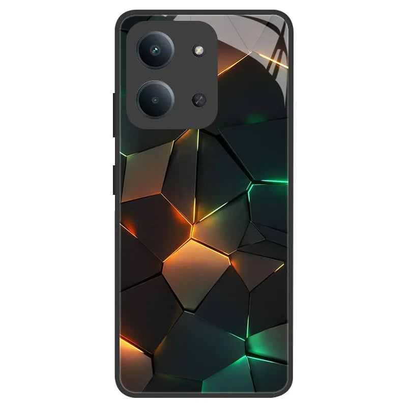 Fundas For Xiaomi Redmi 15C Case Redmi15C 4G 5G 171mm Tempered Glass Back Cover For Poco C85 Bumper Camera Lens Protection Coque