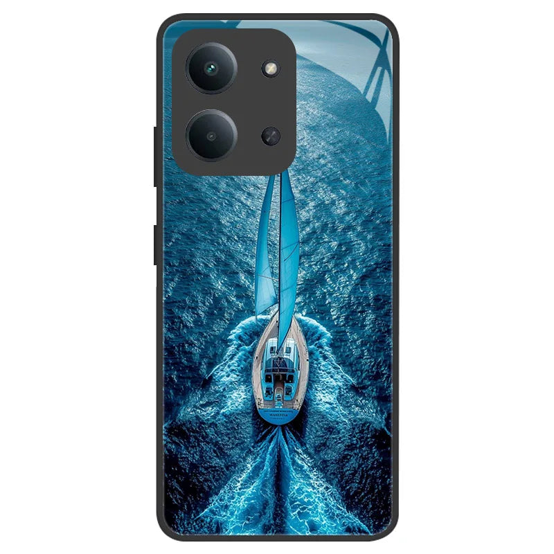 Fundas For Xiaomi Redmi 15C Case Redmi15C 4G 5G 171mm Tempered Glass Back Cover For Poco C85 Bumper Camera Lens Protection Coque