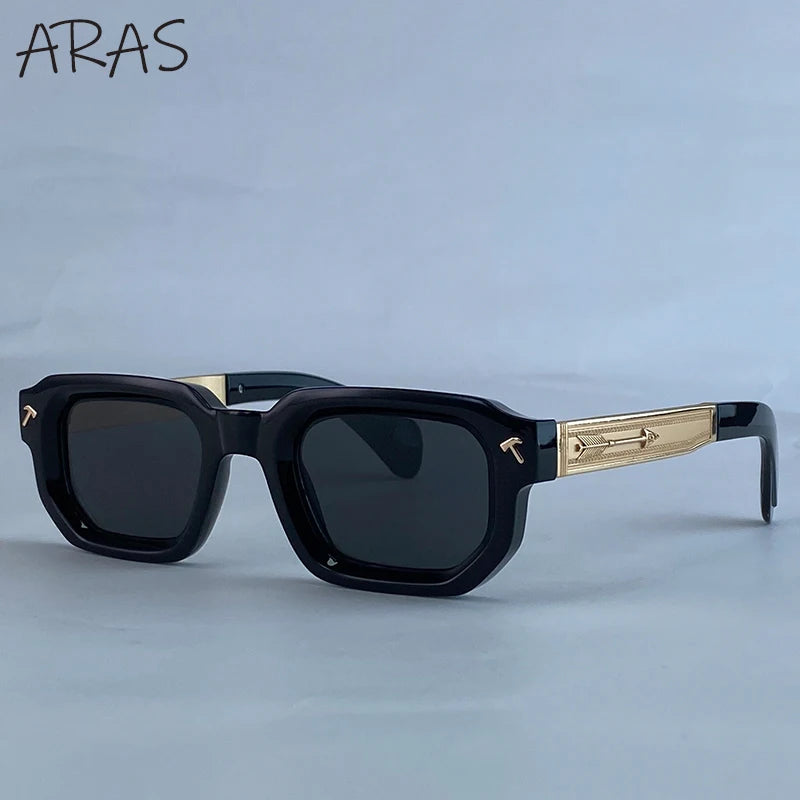 Polarized Square Sunglasses Men 2026 Luxury Brand Vintage Rectangle Sun Glasses Classic Driving Eyewear For Male UV400 Shades