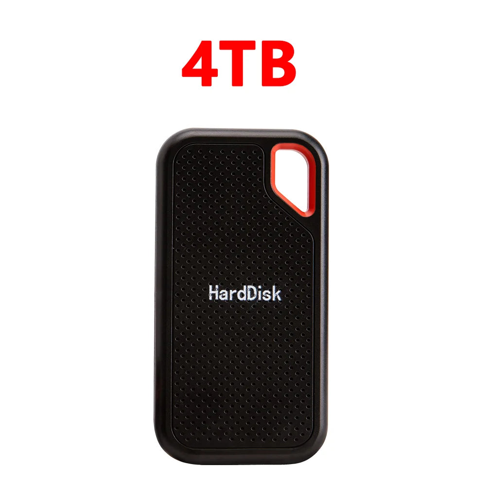 Portable SSD High Speed External Hard Drive 1TB 2TB 4TB USB 3.1 Storage Device for Laptop Mac Notebook PC Mobile Media Files
