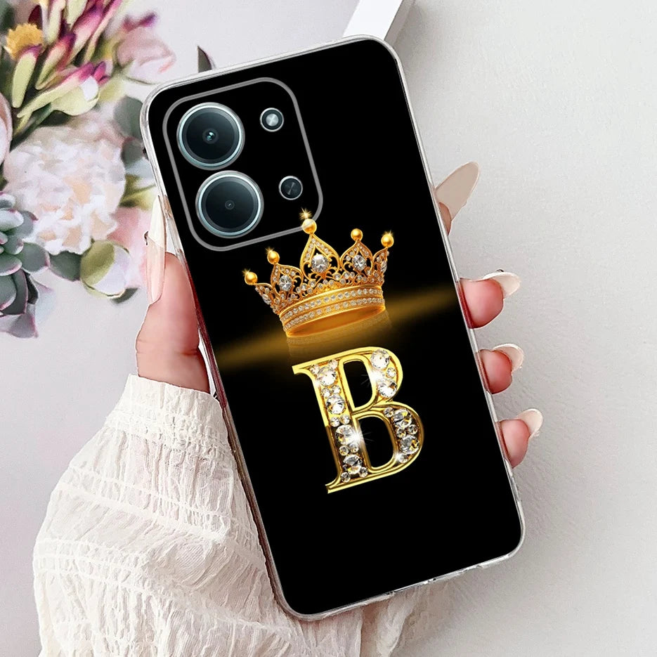 For Xiaomi Redmi 15C 4G Case New Luxury Letters Cover Soft Slim Phone Case For Xiaomi Poco C85 C 85 Redmi15C 4G Back Cover Coque