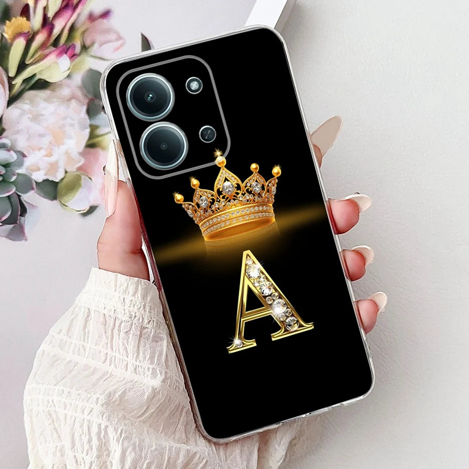 For Xiaomi Redmi 15C 4G Case New Luxury Letters Cover Soft Slim Phone Case For Xiaomi Poco C85 C 85 Redmi15C 4G Back Cover Coque