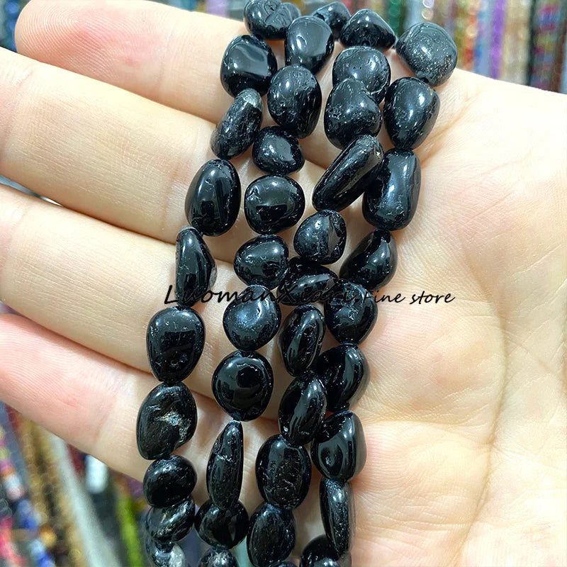 8-10mm Natural Stone Green Apatite Irregular Loose Spacer Beads for Jewelry Making Diy Earrings Bracelet Charms Accessories 15''