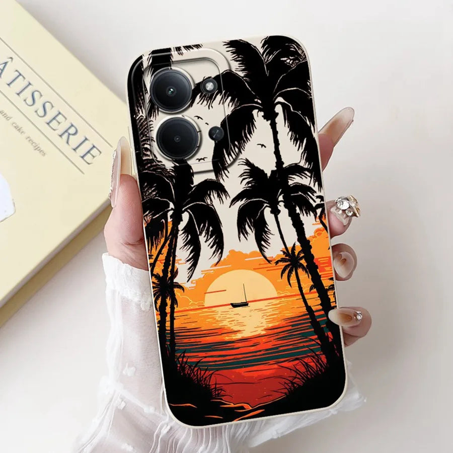 For Xiaomi Redmi 15C 5G Case 15C 4G Europe Cartoons Painted Proective Cover Soft Silicone Phone Case For Redmi15C 15 C Fundas