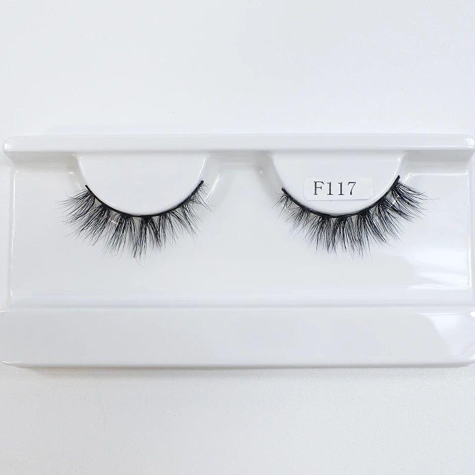 8mm-12mm Natural Mink Lashes New Arrival Short Wispy 3d Mink Eyelashes Wholesale Makeup & Beauty Cat Eye Lashes