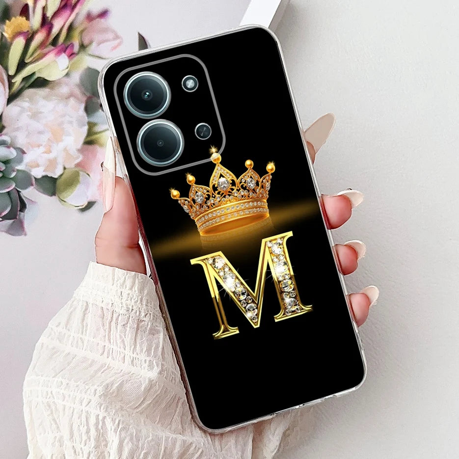 For Xiaomi Redmi 15C 4G Case New Luxury Letters Cover Soft Slim Phone Case For Xiaomi Poco C85 C 85 Redmi15C 4G Back Cover Coque