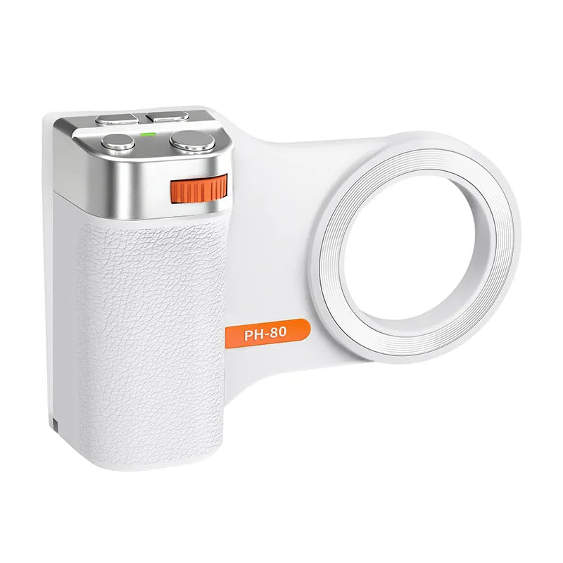 PH‑80 Magnetic Camera Grip Bluetooth Remote Shutter Zoom Control Anti‑Slip Handheld Shooting Handle Universal For IOS Android