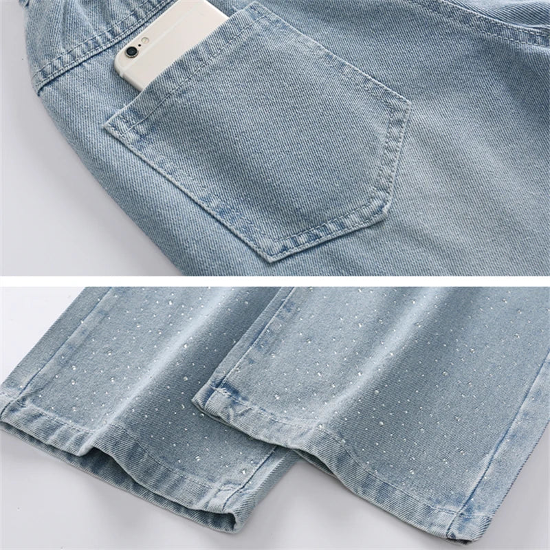 Cowgirl Fashion Streetwear Denim Clothing Set Jeans and Jacket 2 Pieces Outfit Suit Kids Girl Casual Street Clothes Tracksuits
