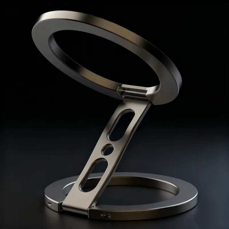 Double-Sided Magnetic Phone Holder, Portable Phone Holder, Suitable for iPhone, Can Be Used on Portable Desks and in Vehicles