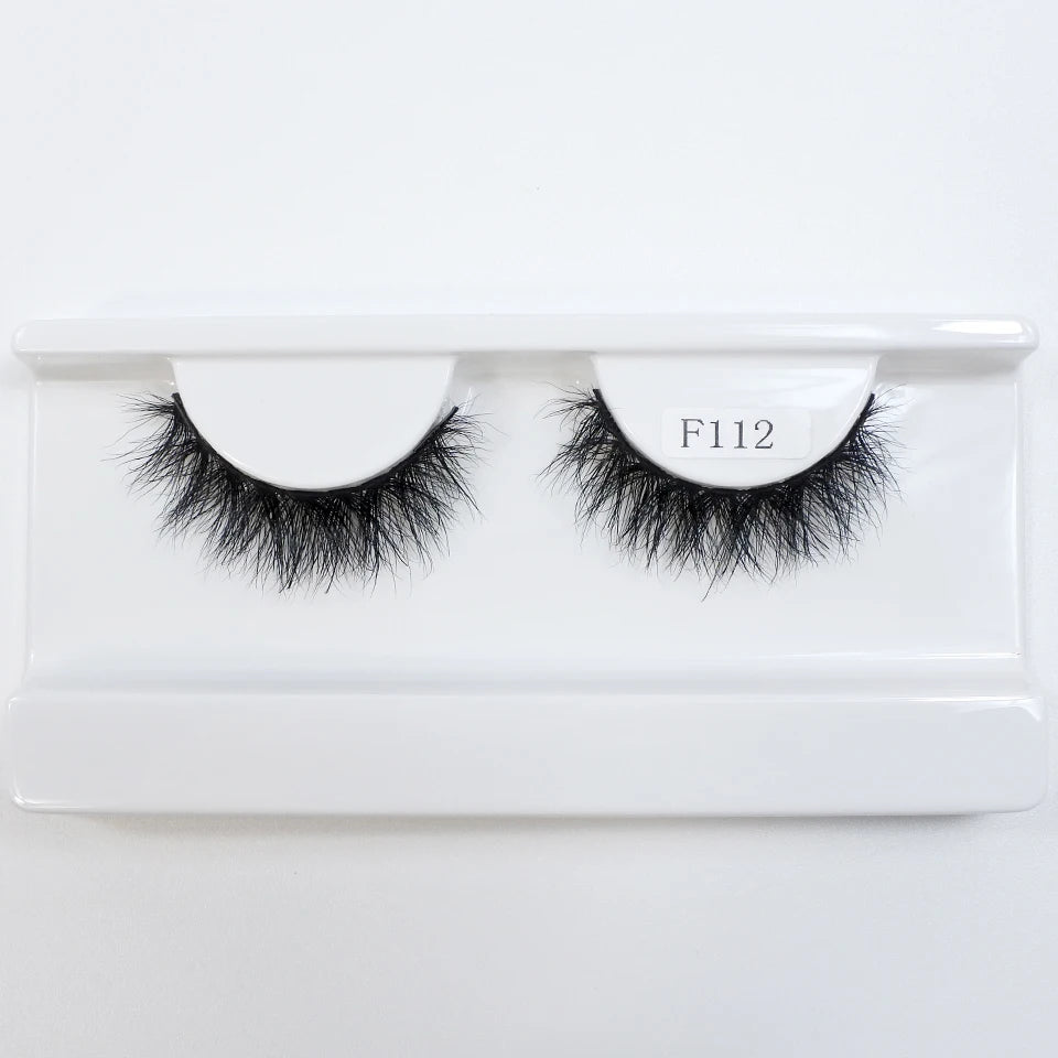 8mm-12mm Natural Mink Lashes New Arrival Short Wispy 3d Mink Eyelashes Wholesale Makeup & Beauty Cat Eye Lashes